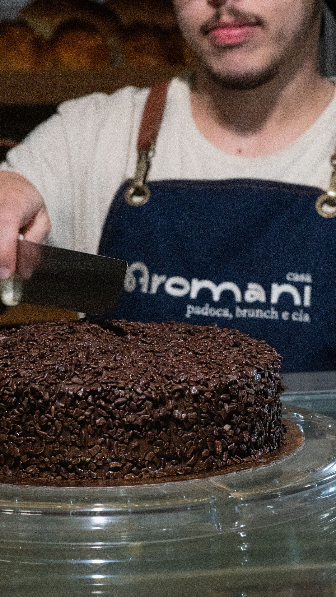 Bolo de chocolate Aromani